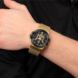 Maserati Potenza Quartz Black Dial Gold Mesh Bracelet Watch For Men - R8853108006 Buy Now By Maserati