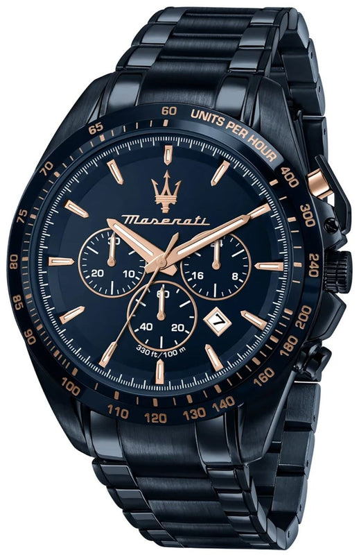 Maserati Traguardo Chronograph Blue Dial Blue Steel Strap Watch For Men - R8873612054 Buy Now By Maserati