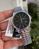 Hugo Boss Jet Black Dial Silver Steel Strap Watch for Men - 1513383 Buy Now By Hugo Boss