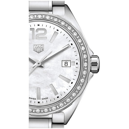 Tag Heuer Formula 1 Quartz Diamonds Mother of Pearl Dial Silver Steel Strap Watch for Women - WBJ131A.BA0666 Buy Now By Tag Heuer
