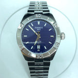 Tissot PR 100 Sport Blue Dial Silver Steel Strap Watch For Men - T101.610.11.041.00 Buy Now By Tissot