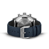 IWC Pilot's Automatic Chronograph 43mm Blue Dial Blue Calfskin Strap Watch for Men - IW377729 Buy Now By IWC