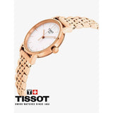 Tissot T Classic Everytime Small White Dial Rose Gold Mesh Bracelet Watch For Women - T109.210.33.031.00 Buy Now By Tissot