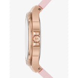 Michael Kors Mini Lennox Three-Hand Rose Gold Dial Pink Silicone Strap Watch For Women - MK7282 Buy Now By Michael Kors