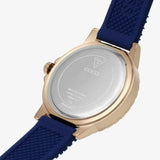 Guess Crown Jewel Diamonds White Dial Blue Rubber Strap Watch for Women - GW0411L2 Buy Now By Guess