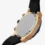 Guess Navigator Chronograph Blue Dial Blue Rubber Strap Watch for Men - GW0264G4 Buy Now By Guess