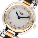 Longines PrimaLuna Quartz Diamonds Mother of Pearl Dial Two Tone Steel Strap Watch for Women - L8.110.5.93.6 Buy Now By Longines