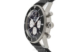 Breitling Superocean Heritage B01 Chronograph 44 Black Dial Black Mesh Bracelet Watch for Men - AB0162121B1S1 Buy Now By Breitling
