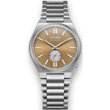 Citizen Tsuyosa Automatic Titanium Yellow Dial Silver Steel Strap Watch For Men - NK5010-51X Buy Now By Citizen