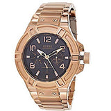 Guess Rigor Multi Function Black Dial Rose Gold Steel Strap Watch For Men - W0218G3 Buy Now By Guess