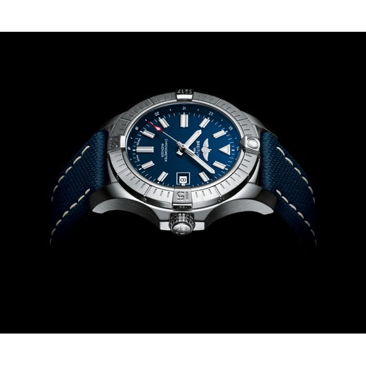 Breitling Avenger Automatic 43 Blue Dial Blue Nylon Strap Watch for Men - A17318101C1X1 Buy Now By Breitling