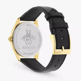 Gucci G-Timeless Mother of Pearl Dial Black Leather Strap Watch For Women - YA1264044 Buy Now By Gucci