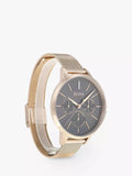 Hugo Boss Symphony Grey Dial Gold Mesh Bracelet Watch for Women - 1502424 Buy Now By Hugo Boss