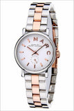 Marc Jacobs Baker White Dial Two Tone Steel Strap Watch for Women - MBM3331 Buy Now By Marc Jacobs