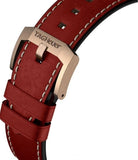Tag Heuer Autavia Calibre 5 Chinese New Year Maroon Dial Maroon Leather Strap Watch for Men - WBE5193.FC8300 Buy Now By Tag Heuer