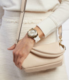 Guess Venus Diamonds White Dial White Rubber Strap Watch for Women - GW0118L5 Buy Now By Guess