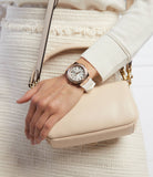 Guess Venus Diamonds White Dial White Rubber Strap Watch for Women - GW0118L4 Buy Now By Guess