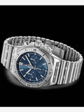 Breitling Chronomat B01 42 Frecce Tricolori Blue Dial Silver Steel Strap Watch for Men - AB01344A1C1A1 Buy Now By Breitling