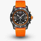 Breitling Endurance Pro Black Dial Orange Rubber Strap Watch for Men - X82310A51B1S1 Buy Now By Breitling