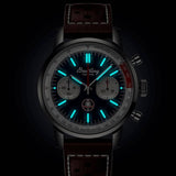 Breitling Top Time B01 Shelby Cobra Blue Dial Brown Leather Strap Watch for Men - AB01763A1C1X1 Buy Now By Breitling