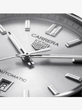 Tag Heuer Carrera Date Silver Dial Black Leather Strap Watch for Men - WBN2111.FC6505 Buy Now By Tag Heuer