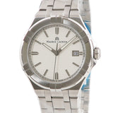 Maurice Lacroix Aikon Date White Dial Silver Steel Strap Watch for Men - AI1008-SS002-131-1 Buy Now By Maurice Lacroix