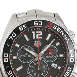 Tag Heuer Senna Chronograph Special Edition Black Dial Silver Steel Strap Watch for Men - CAZ1015.BA0883 Buy Now By Tag Heuer