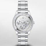 Fossil Stella Sport Multifunction Silver Dial Silver Steel Strap Watch for Women - ES5108 Buy Now By Fossil