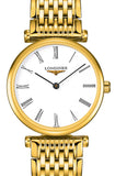 Longines La Grande Classique De Longines White Dial Gold Steel Strap Watch for Women - L4.209.2.11.8 Buy Now By Longines