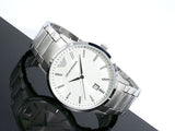 Emporio Armani Classic Quartz White Dial Silver Steel Strap Watch For Men - AR2431 Buy Now By Emporio Armani