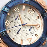 Guess Jet Setter White Dial White Rubber Strap Watch for Women - W0564L1 Buy Now By Guess