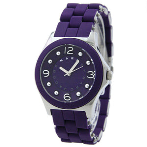 Marc Jacobs Pelly Purple Dial Purple Silicone Strap Watch for Women - MBM2538 Buy Now By Marc Jacobs