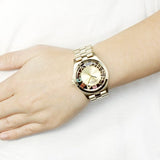 Marc Jacobs Henry Skeleton Gold Dial Gold Steel Strap Watch for Women - MBM3263 Buy Now By Marc Jacobs