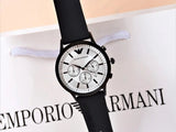 Emporio Armani Chronograph Quartz Silver Dial Black Rubber Strap Watch For Men - AR11048 Buy Now By Emporio Armani