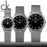 Calvin Klein Minimal Black Dial Silver Mesh Bracelet Watch for Women - K3M53151 Buy Now By Calvin Klein