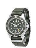Breitling Superocean Automatic 44mm Outerknown Green Dial Green Nylon Strap Watch for Men - A17367A11L1W1 Buy Now By Breitling