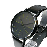 Calvin Klein Boost Black Dial Black Leather Strap Watch for Men - K7Y214CL Buy Now By Calvin Klein