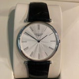 Longines La Grande Classique De Longines White Dial Black Leather Strap Watch for Women - L4.755.4.11.2 Buy Now By Longines