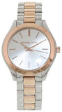 Michael Kors Slim Runway White Dial Two Tone Watch for Women - MK3204B Buy Now By Michael Kors