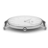 Daniel Wellington Classic Sheffield White Dial Black Leather Strap Watch For Men - DW00100020 Buy Now By Daniel Wellington