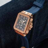Guess Leo Chronograph Blue Dial Blue Silicone Strap Watch For Men - GW0637G3 Buy Now By Guess