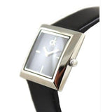Calvin Klein Mark Black Dial Black Leather Strap Watch for Women - K3R231C1 Buy Now By Calvin Klein