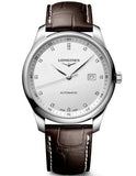 Longines Master Collection Automatic 40mm White Dial Brown Leather Strap Watch for Men - L2.793.4.77.3 Buy Now By Longines