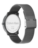 Calvin Klein Minimal Grey Dial Grey Mesh Bracelet Watch for Men - K3M517P4 Buy Now By Calvin Klein