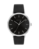 Calvin Klein High Noon Quartz Black Dial Black Leather Strap Watch for Men - K8M211C1 Buy Now By Calvin Klein