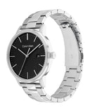 Calvin Klein City Chronograph Black Dial Silver Steel Strap Watch for Men - K2G2G14Y Buy Now By Calvin Klein