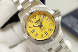 Breitling Avenger Automatic 45mm Seawolf Yellow Dial Silver Steel Strap Strap Watch for Men - A17319101/1A1 Buy Now By Breitling