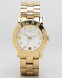 Marc Jacobs Amy White Dial Gold Steel Strap Watch for Women - MBM3182 Buy Now By Marc Jacobs