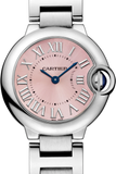 Cartier Ballon Bleu de Cartier Pink Dial Silver Steel Strap Watch for Women - W6920038 Buy Now By Cartier