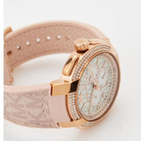 Michael Kors Sidney Multifunction White Dial Pink Silicone Strap Watch For Women - MK7222 Buy Now By Michael Kors